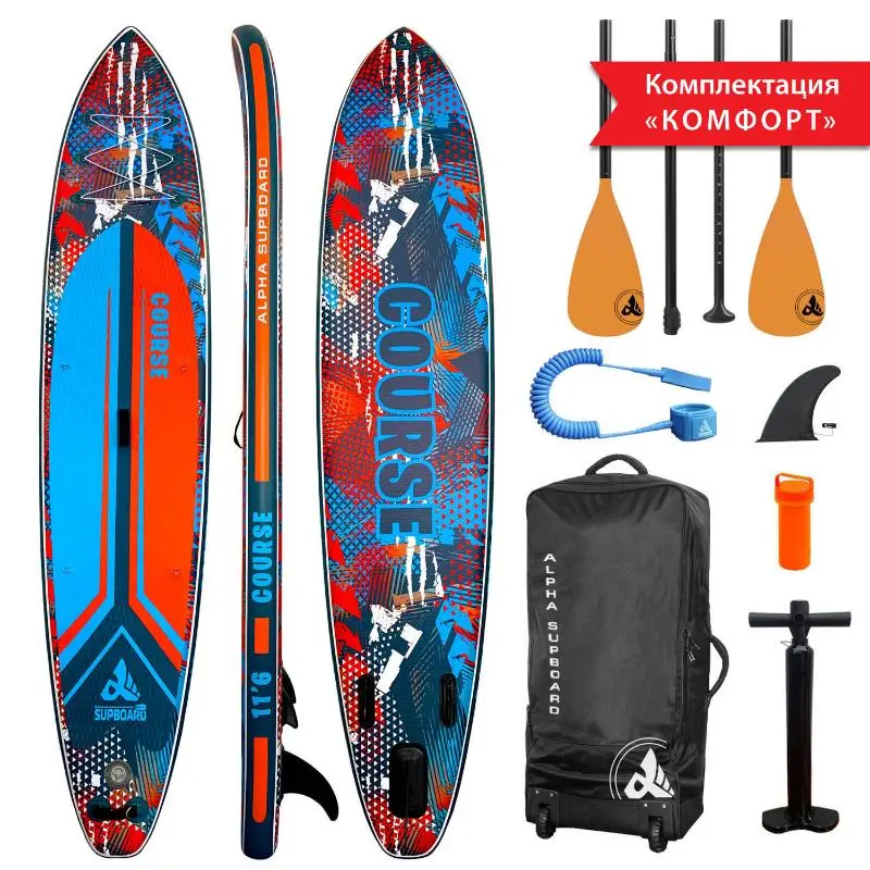 Надувная SUP-доска Сап борд (SUP board) COURSE-11.6 COMFORT от магазина Супер Спорт