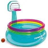 Игровой центр INTEX батут с баскетбольным кольцом 196*180*152см, 3-6 лет 48265 от магазина Супер Спорт