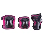 Защита роликовая TechTeam Safe fit teens 1.0 pink от магазина Супер Спорт